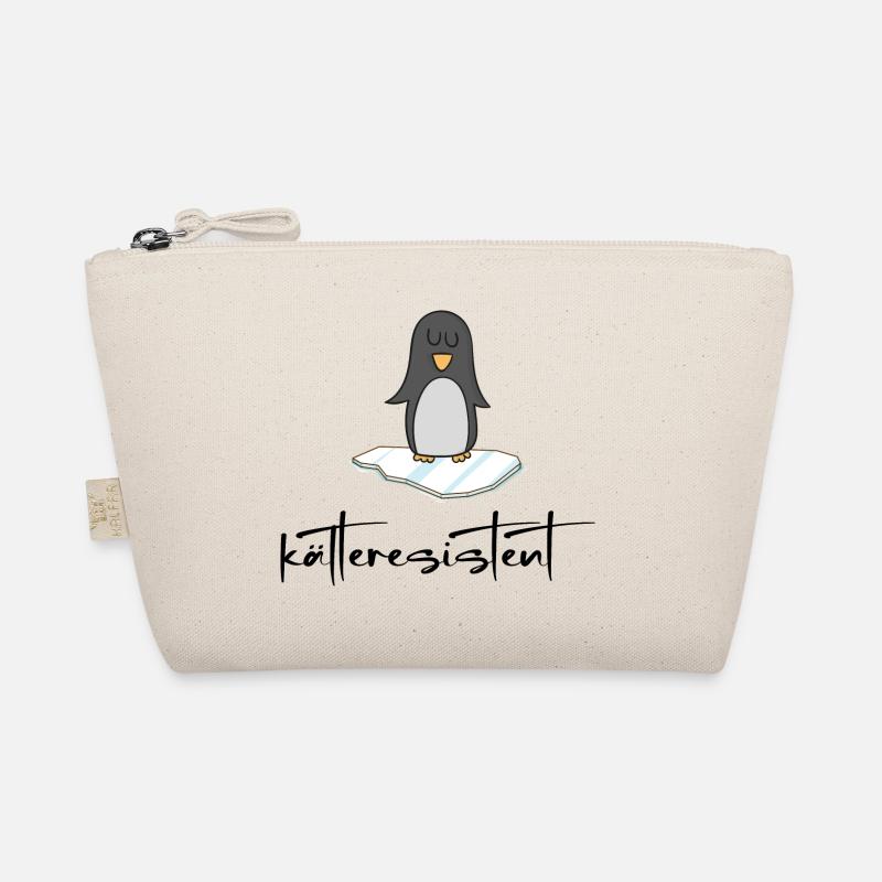 Eisbaden kälteresistenter Eisbader-Pinguin Bio-Täschchen