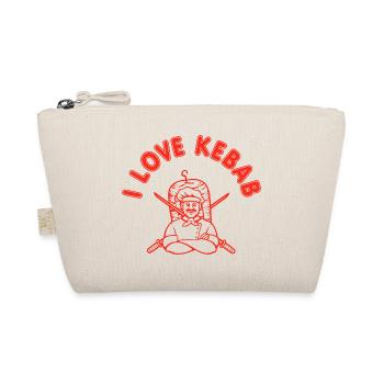 I love Kebab Grill - Organic Pouch - nature - Front