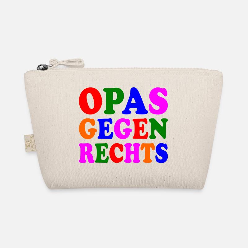 Opas gegen rechts - Bio-Täschchen - Natur