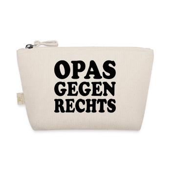 Opas gegen rechts - Bio-Täschchen - Natur - Vorne