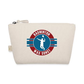 Badminton Team Mannschaft Spieler Spiel Federball - Bio-Täschchen - Natur - Vorne
