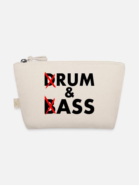 Drum and bass - rum and ass - Organic Pouch - nature - Front