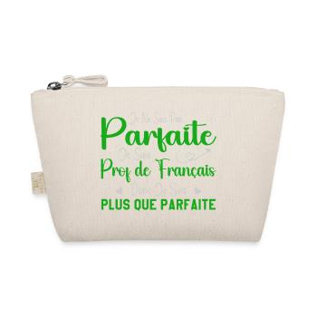Femme Humour Professeur de Français - Trousse biologique - nature - Devant
