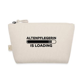 Altenpflegerin Spruch Witz Altenpflegerin Geschenk - Bio-Täschchen - Natur - Vorne