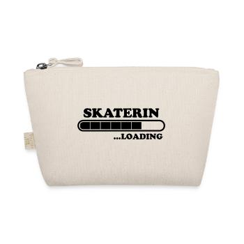 Skaterin Spruch Skating Lustiges Skaterin Geschenk - Bio-Täschchen - Natur - Vorne