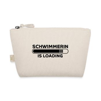 Schwimmerin Spruch Schwimmen Schwimmerin Geschenk - Bio-Täschchen - Natur - Vorne