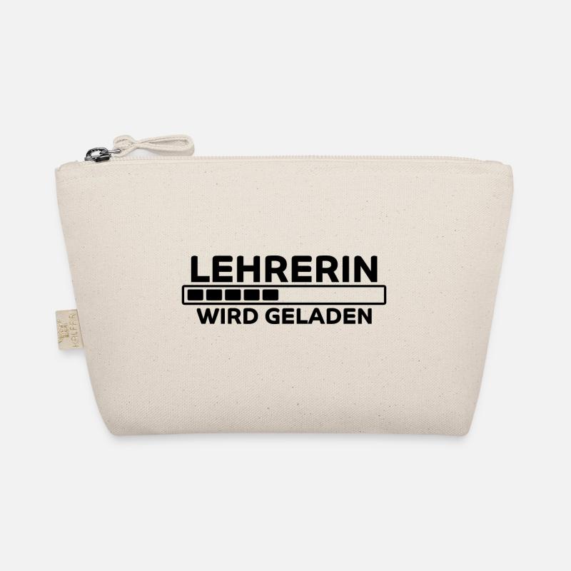 Lehrerin Spruch Lehrer Lustiges Lehrerin Geschenk - Bio-Täschchen - Natur