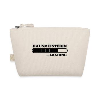 Hausmeisterin Spruch Lustig Hausmeisterin Geschenk - Bio-Täschchen - Natur - Vorne