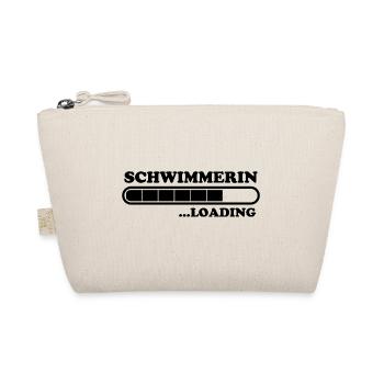 Schwimmerin Spruch Schwimmen Schwimmerin Geschenk - Bio-Täschchen - Natur - Vorne