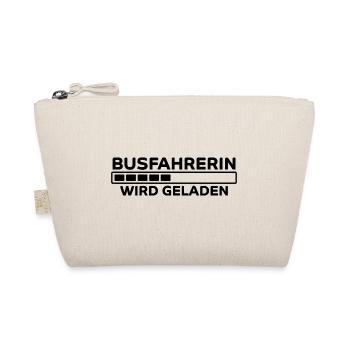 Busfahrerin Spruch Lustiges Busfahrerin Geschenk - Bio-Täschchen - Natur - Vorne