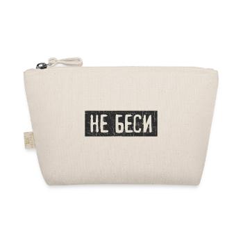 Don't get excited about saying Russian gift - Organic Pouch - nature - Front