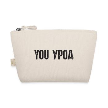 You Freak! Spruch auf Russisch Russak Russland - Bio-Täschchen - Natur - Vorne