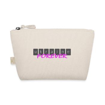 UKRAINE slava ukraini "Ukraine forever" - Organic Pouch - nature - Front
