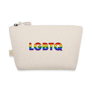 LGBTQ-Regenbogen-Flagge - Bio-Täschchen - Natur - Vorne