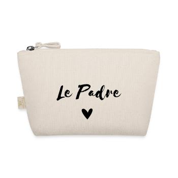 Le Padre avec Coeur - Fête des pères Papa love - Trousse biologique - nature - Devant