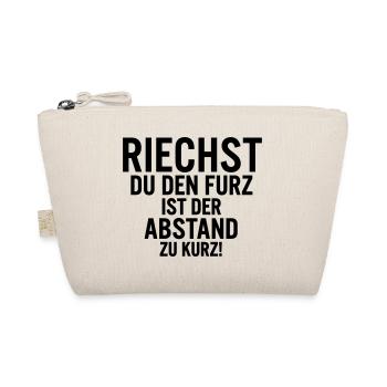 Riechst du den furz ist der Abstand zu kurz! - Bio-Täschchen - Natur - Vorne