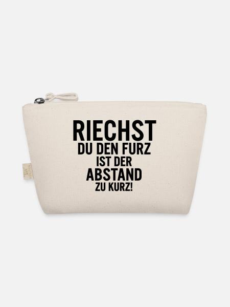 Riechst du den furz ist der Abstand zu kurz! - Bio-Täschchen - Natur