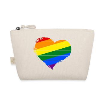 I Love LGBT - Organic Pouch - nature - Front
