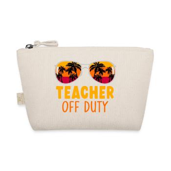Teacher Off Duty Lehrer außer Dienst - Organic Pouch - nature - Front