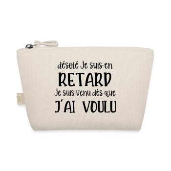 désolé je suis en retard - Trousse biologique - nature - Devant