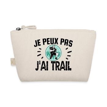 je peux pas j'ai trail - Trousse biologique - nature - Devant