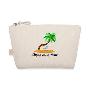 Bring mich bitte auf die Palme, Einsame Insel - Bio-Täschchen - Natur - Vorne