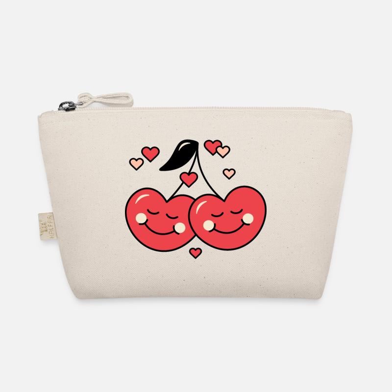 Kirsche und Liebe Bio-Täschchen
