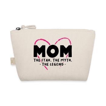 Mom the Star the Myth the Legend - Organic Pouch - nature - Front