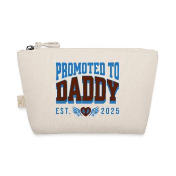 Promoted To Daddy 2025 New Father Cool Pregnancy - Organic Pouch - nature - Front
