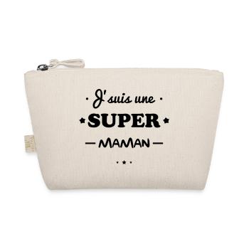 Super maman, cadeau mère - Trousse biologique - nature - Devant