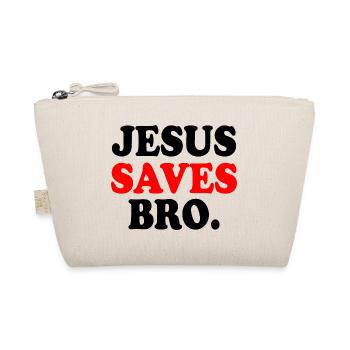 Jesus saves bro - Trousse biologique - nature - Devant