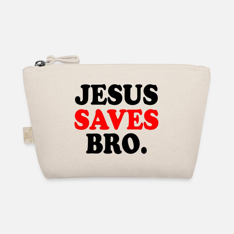 Jesus saves bro Bio-Täschchen