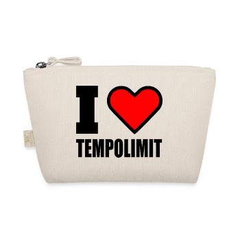 I love tempolimit - Bio-Täschchen - Natur - Vorne