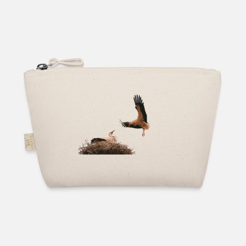 Störche am Nest Bio-Täschchen
