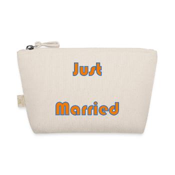 JUST MARRIED. bachelorette party. SAINT VALENTINE. COUPLE. - Organic Pouch - nature - Front