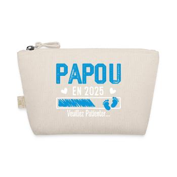 Papua im Jahr 2025 Zukunft Opa Geschenk - Bio-Täschchen - Natur - Vorne