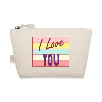 PAAR. ICH HABE GERADE GEHEIRATET. Junggesellinnenabschied. HEILIGER VALENTINSTAG. MARIES - Bio-Täschchen - Natur - Vorne