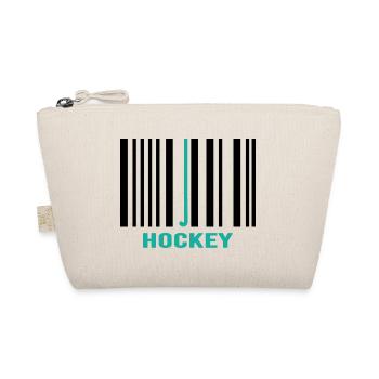Field Hockey Hockey Code - Organic Pouch - nature - Front