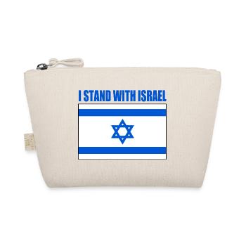 I stand with israel - Organic Pouch - nature - Front