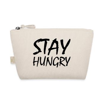 Stay hungry - Organic Pouch - nature - Front