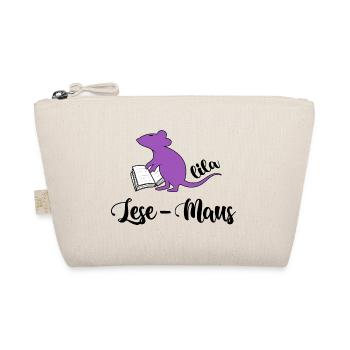 Bookworm Read Book Primer Novel Ebook - Organic Pouch - nature - Front