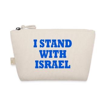 I Stand with israel - Bio-Täschchen - Natur - Vorne