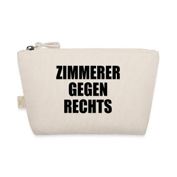 Zimmerer gegen rechts - Bio-Täschchen - Natur - Vorne