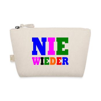 Nie wieder - Bio-Täschchen - Natur - Vorne