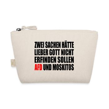 Fck afd - afd und moskitos - Bio-Täschchen - Natur - Vorne