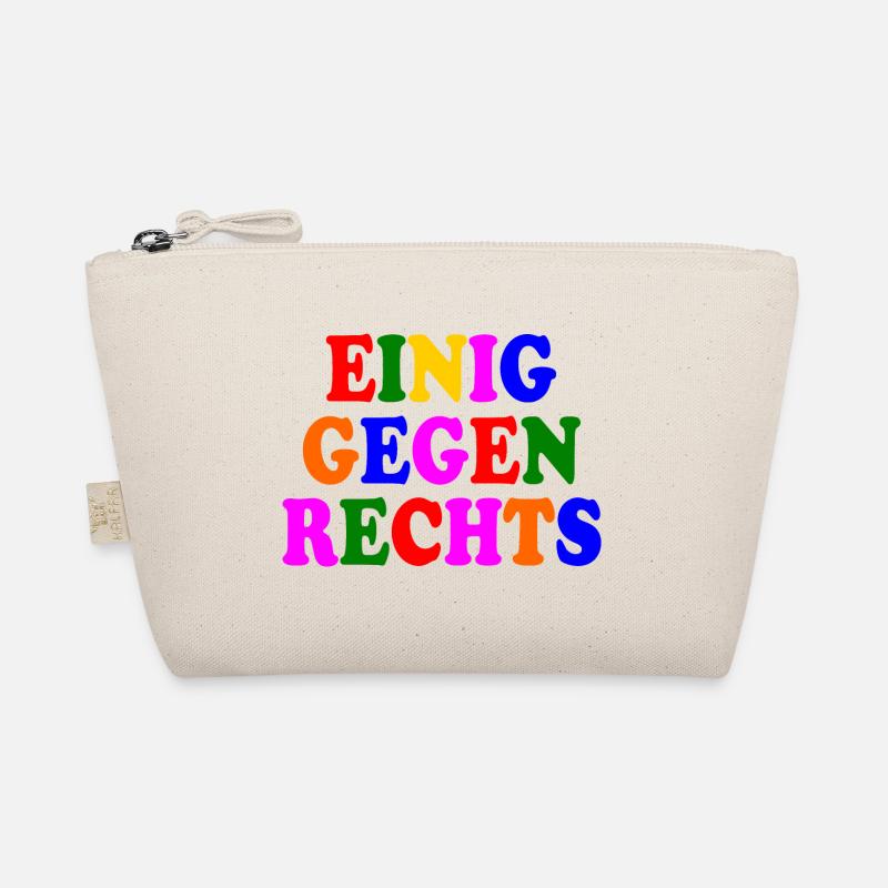 Einig gegen rechts Bio-Täschchen