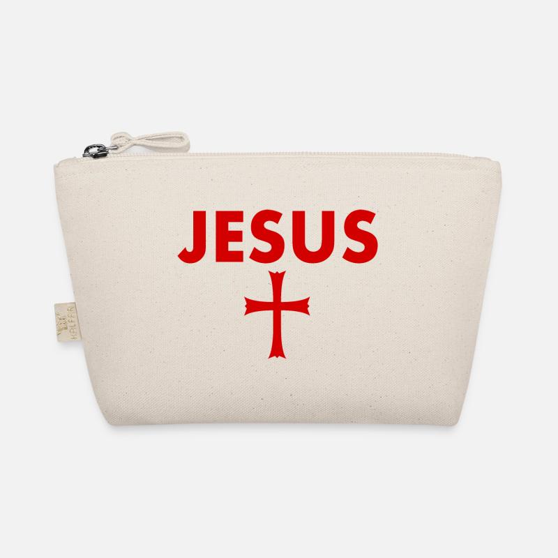 jesus kreuz - Bio-Täschchen - Natur