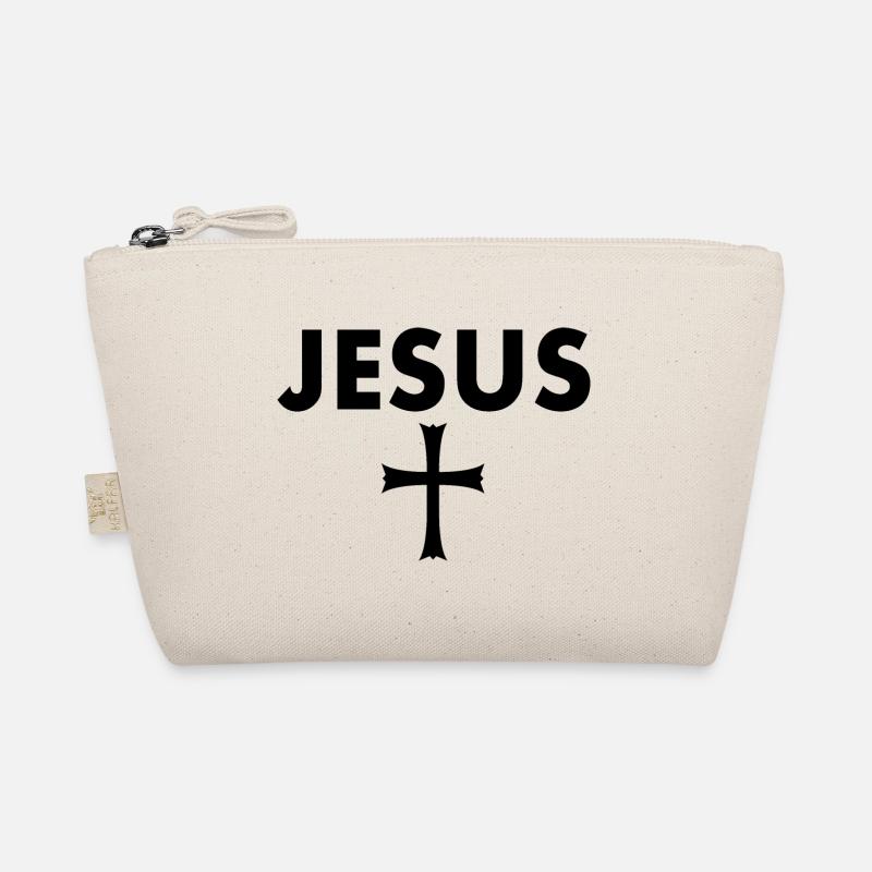 jesus kreuz Bio-Täschchen