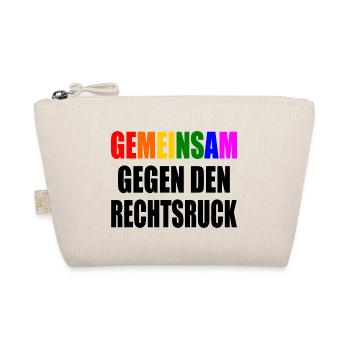 Together against the shift to the right - Organic Pouch - nature - Front