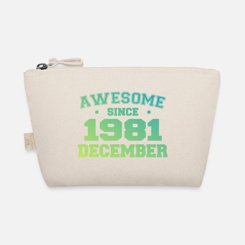 Dezember 1981 Geburtstag - Dezember 1981 Geschenk Bio-Täschchen